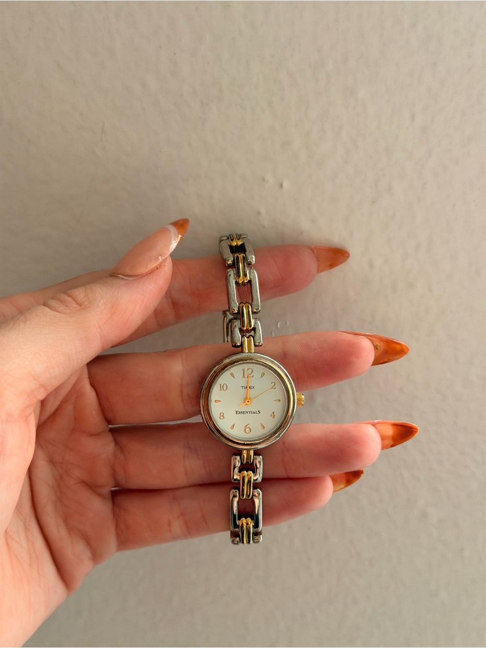 Timex Two-Tone Women's Bracelet Watch - White Dial